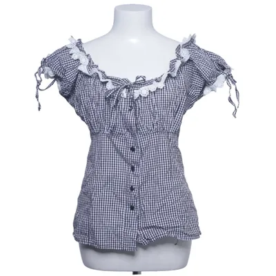 Dirndlbluse (Sort, Hvid) fra Black Premium by EMP Bomuld