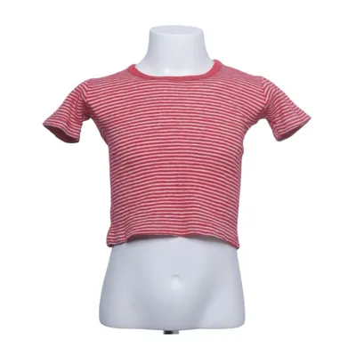 T-shirt (Rød, Hvid) fra Cosilana Silke, Uld