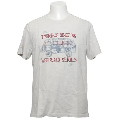 T-shirt (Grå) fra Fat Face Bomuld, Viscose