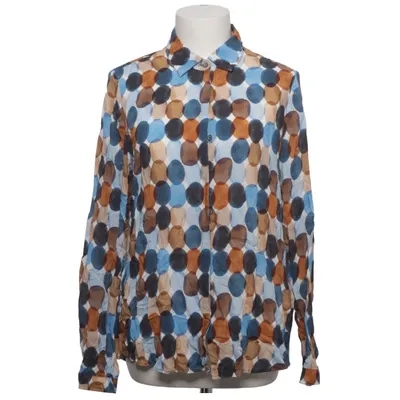 Bluse (Blå, Brun, Flerfarvet) fra G.W. Viscose