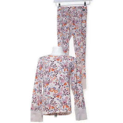 Pyjamas (Beige, Flerfärgad) från Polarn O. Pyret Ekologisk bomull, Elastan