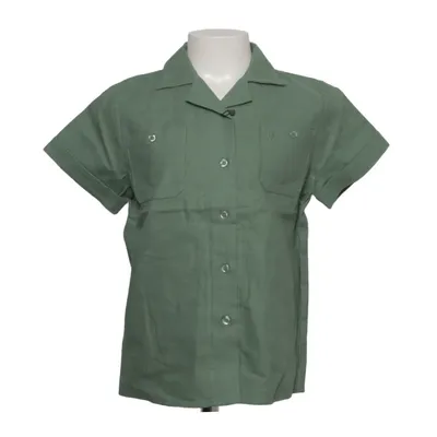 Chemise à manches courtes (Vert) de Dunnis Coton, Lin