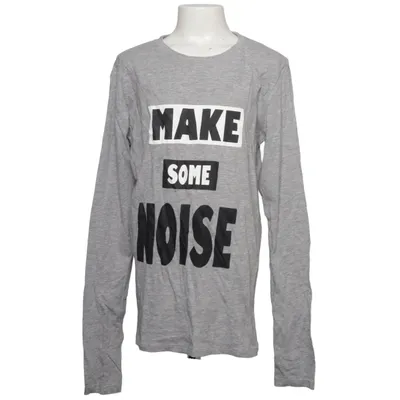 T-shirt à manches longues (Gris) de Pocopiano Coton, Viscose