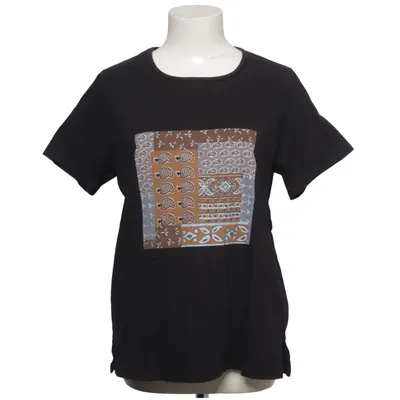 T-shirt (Noir, Marron, Bleu) de Plus Free Form Coton