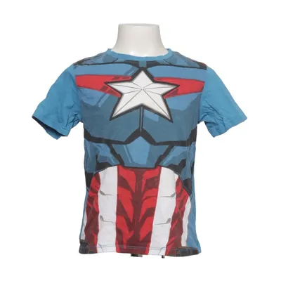 T-shirt (Blå, Rød, Hvid) fra H&M x Marvel Bomuld