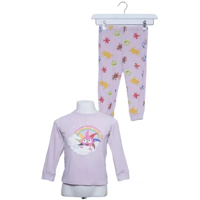 Pyjamas (Rosa, Flerfärgad) från Babblarna x KappAhl Bomull, Elastan