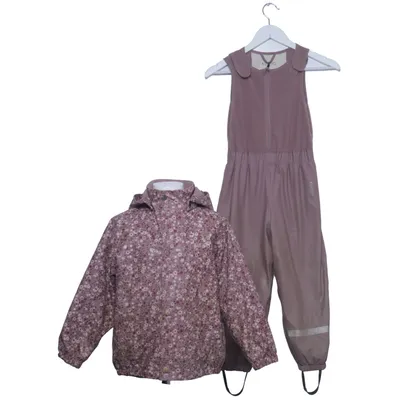Regntøj (Pink, Flerfarvet) fra Kuling Polyester, Polyurethan