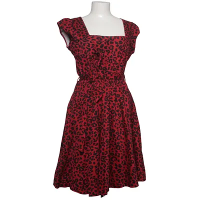 Jurk (Rood, Zwart) van Lady Vintage Katoen, Elastaan