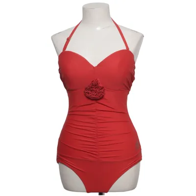 Swimsuit (Red) from Gloockler Elastane, Polyamide