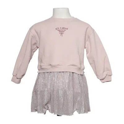 Kleid (Pink) von Zara Baumwolle, Polyester