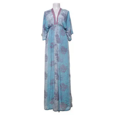 Strandjurk (Blauw, Meerkleurig) van Deepti S.C. Polyester, Zijde