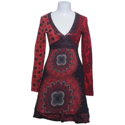 Dress (Black, Red, Multicolored) from Desigual Cotton
