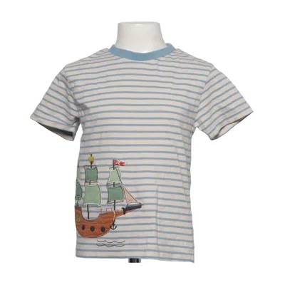 T-shirt (Blå, Beige) fra Alana Økologisk bomuld