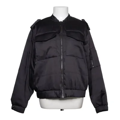 Bomber jacket (Black) from H&M Elastane, Polyester