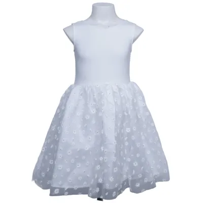 Bloemenmeisjes jurk (Wit) van H&M Polyester, Viscose, Elastaan
