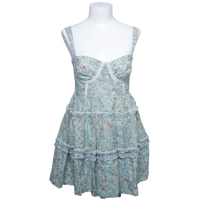 Robe (Blanc, Bleu, Vert, Multicolore) de Lace & Beads Coton, Viscose