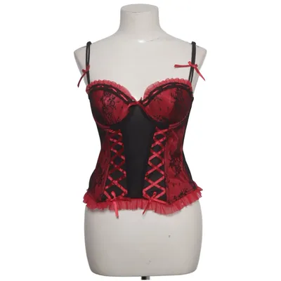 Corset (Rouge, Noir) Élasthane, Polyamide, Polyester