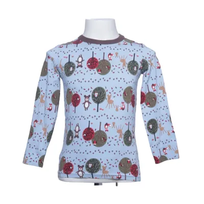 Lange mouwen shirt (Blauw, Meerkleurig) van Me&i Katoen, Elastaan