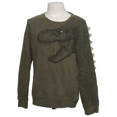 Collegetröja (Grön, Flerfärgad) från H&M Kids Bomull, Polyester