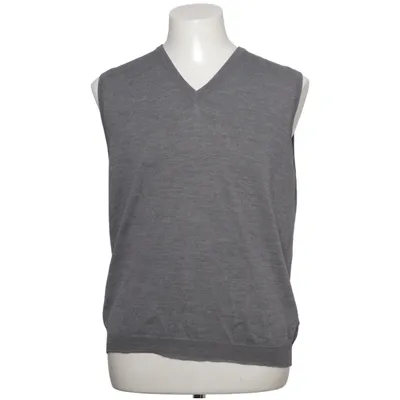 Pull sans manches (Gris) de Zanone Polyamide, Laine