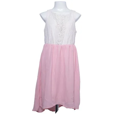 Jurk (Roze, Wit) van Monteau Katoen, Polyamide, Polyester, Viscose