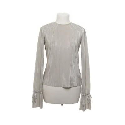 Blus (Beige) från Andrea Hedenstedt x NA-KD Metallfiber, Polyester