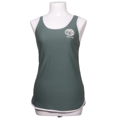 Träningslinne (Grön, Vit) från YMR Track Club Elastan, Polyester