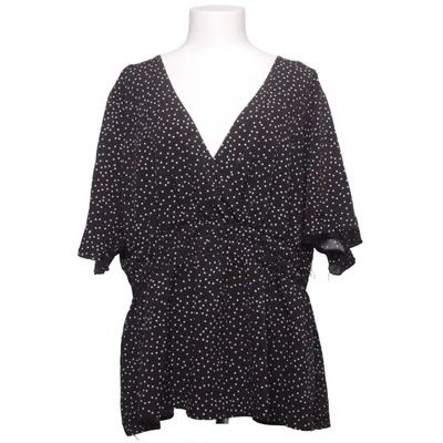 Peplumbluse (Sort, Hvid, Flerfarvet) fra Yoins Elastan, Polyester