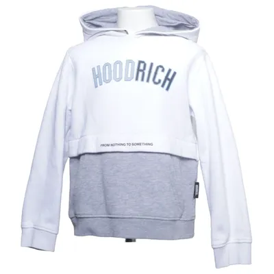 Sweat à capuche (Blanc, Gris) de Hoodrich Coton, Polyester
