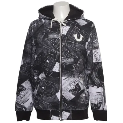 Hættetrøje (Sort, Hvid) fra True Religion Bomuld, Polyester