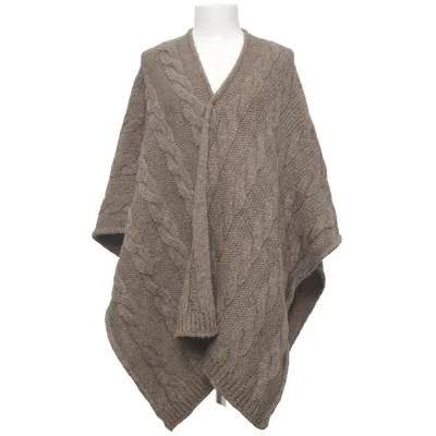 Poncho (Bruin) van Strandfein Acryl, Alpacawol, Viscose