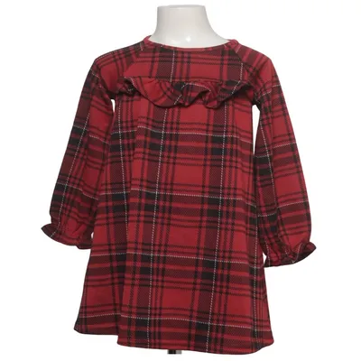 Kjole (Rød, Sort) fra Pocopiano Elastan, Polyester, Viscose
