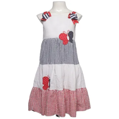 Robe (Blanc, Bleu, Rouge) de Rare Editions Coton, Polyester