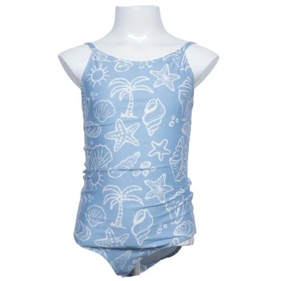 Badedragt (Blå, Hvid) fra H&M Polyamid, Elastan, Polyester