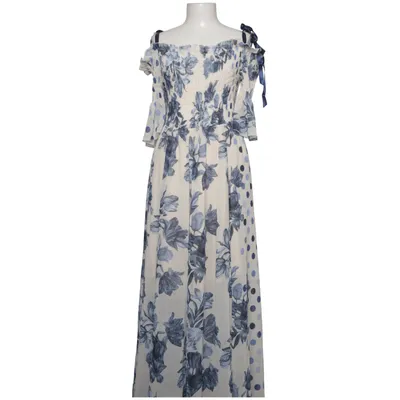 Maxikleid (Weiß, Blau, Mehrfarbig) von Roberta Biagi Polyester