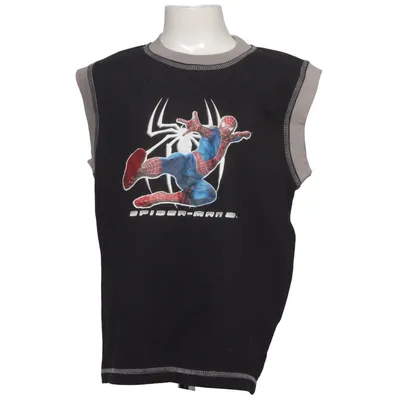 Tank Top (Black) from Spiderman Cotton