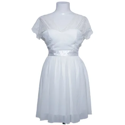 Jurk (Wit) van Elise Ryan Elastaan, Polyester