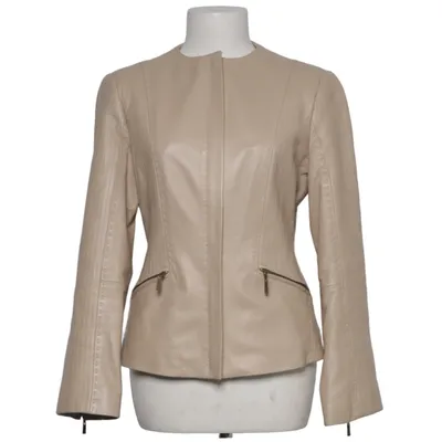 Lederjacke (Beige) von Precis Petite Acetat, Leder