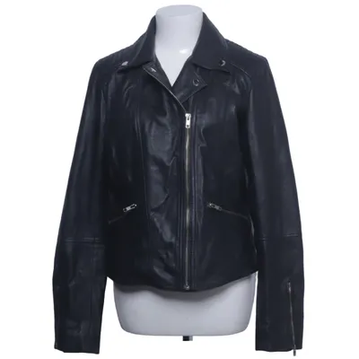 Veste de motard (Noir) de Barneys Originals Cuir, Polyester