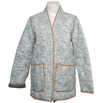 Jacket (Blue, White) from Noa Noa Organic cotton, Polyester