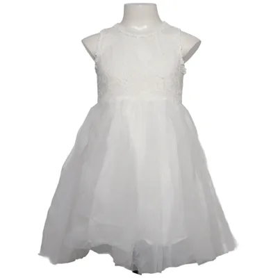 Bloemenmeisjes jurk (Wit) van Shein Polyamide