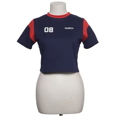 T-shirt (Blue, Red) from Tribeca Elastane, Polyester