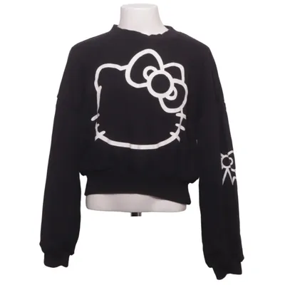 Collegetröja (Svart, Vit) från H&M Bomull, Polyester
