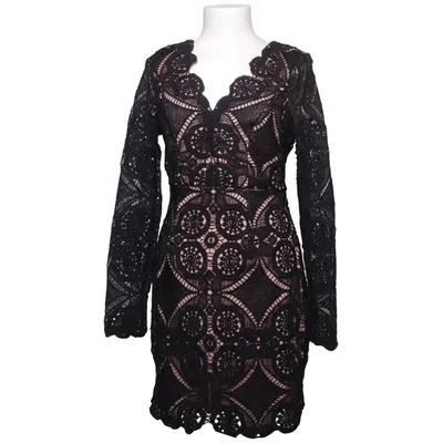 Cocktail dress (Black, Beige) from Love Triangle Polyester