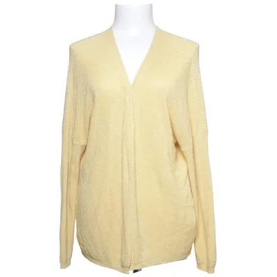Cardigan (Geel) van Altamira Katoen, Metallvezel, Viscose