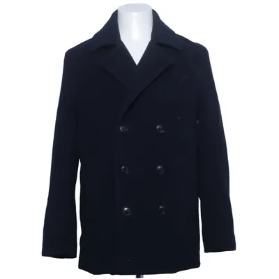 Pea coat (Blue) from Camp David Cotton, Polyester, Wool