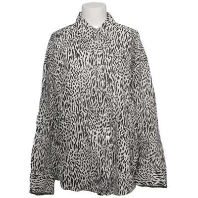 Blouse (Black, White) from Arket Linen