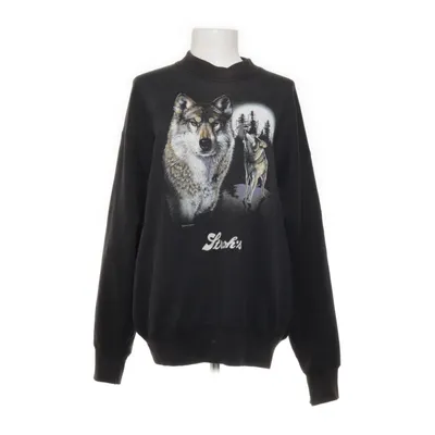 Sweatshirt (Black, Multicolored) from Fruit of the Loom