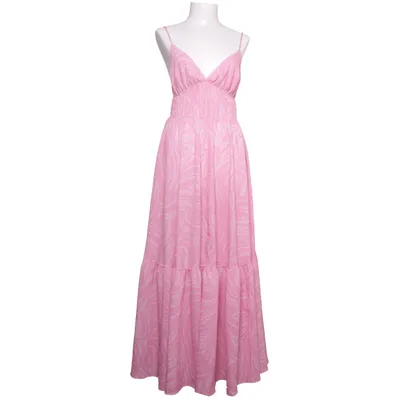 Maxikjole (Pink, Hvid) fra H&M Trend Polyester