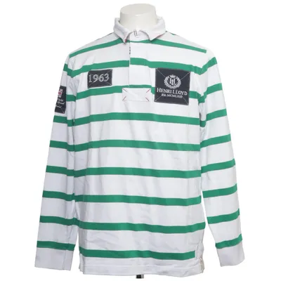 Maillot de rugby (Blanc, Vert) de Henri Lloyd Coton